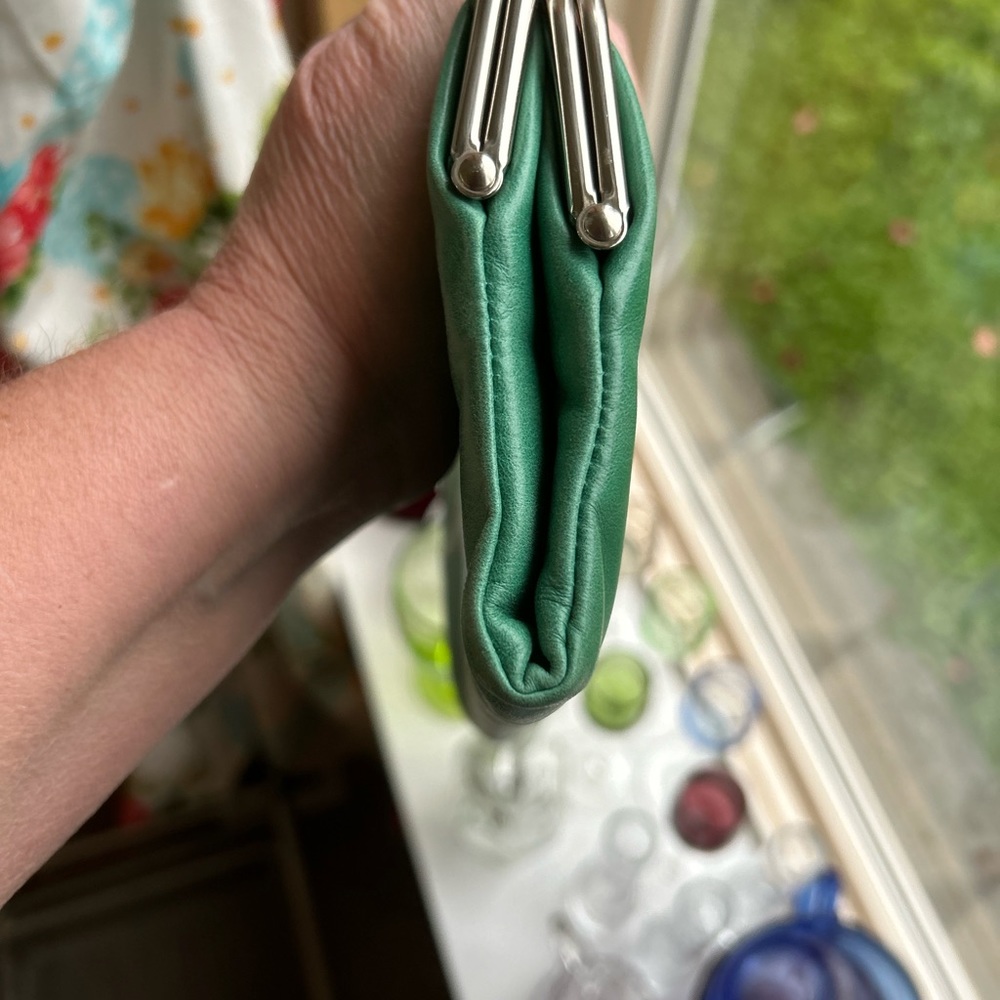 HOBO Lauren Double Clutch Wallet Mint - Picture 3 of 13